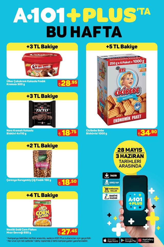 A101 hafta sonu indirimleri! 28 Mayıs - 3 Haziran A101 haftanın yıldızları bu hafta hangi ürünler? A101'e gelecek ürünler ve A101 fiyat listesi!
