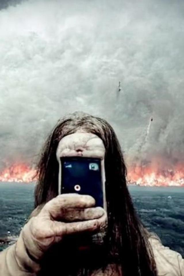 'İşte dünyanın son gününde insanların hali' diye paylaştılar! Görüntüler çok hassas