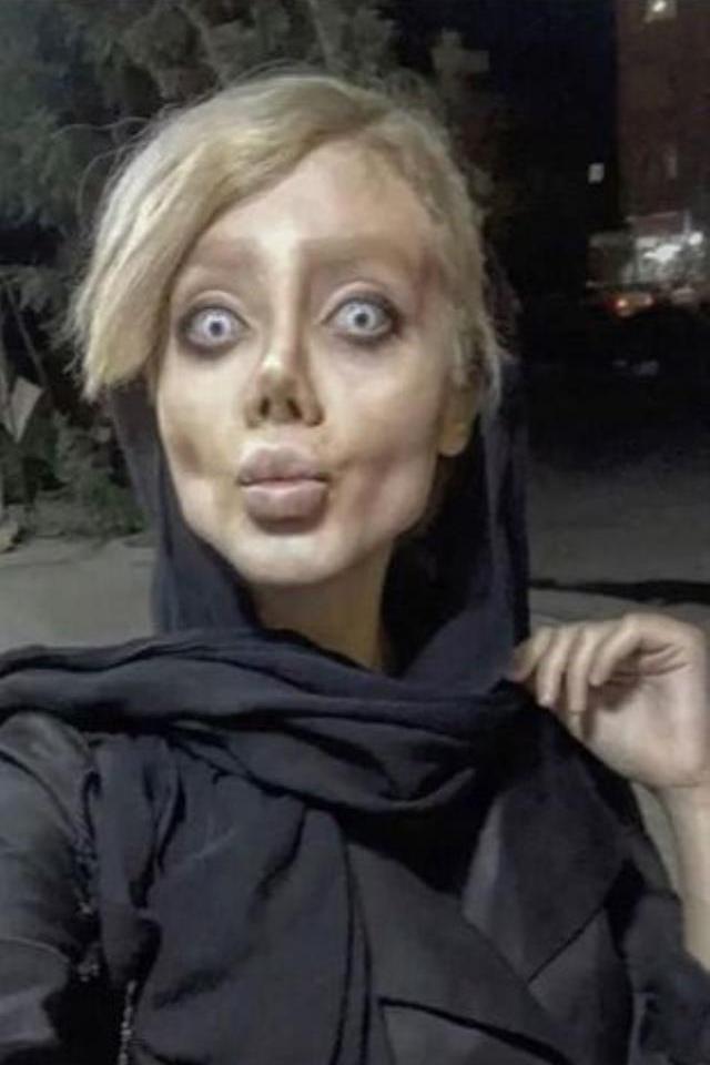 Görüntüsü tüyler ürpertmişti! Zombi Angelina Jolie'nin gerçek hali ilk kez ortaya çıktı