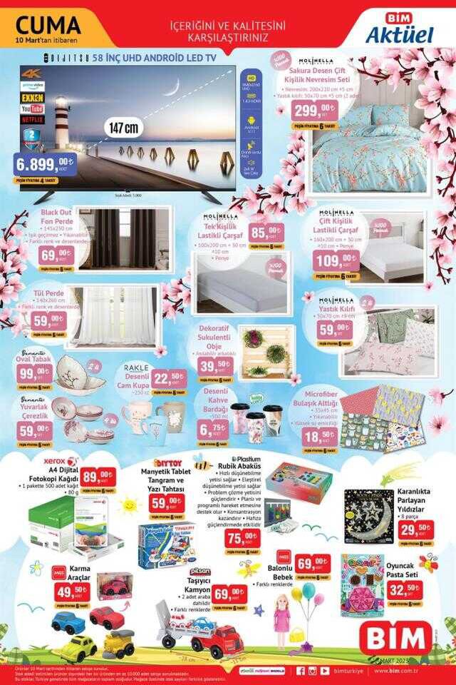 Bim aktüel ürünler kataloğu! Bim'de hangi ürünler var? 9 Mart Perşembe Bugün Bim'e hangi aktüel ürünler gelecek?