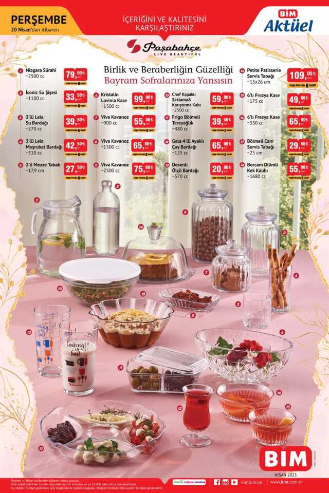 Bim aktüel ürünler kataloğu! Bim'de hangi ürünler var? 19 Nisan Çarşamba Bugün Bim'e hangi aktüel ürünler gelecek?
