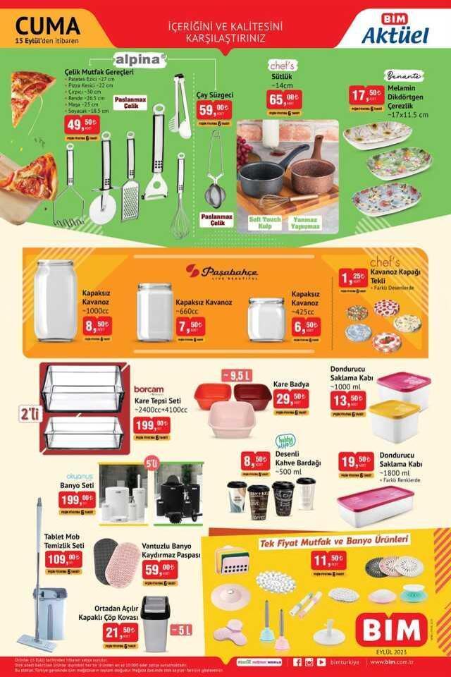 BİM Aktüel Ürünler Kataloğu 15 Eylül:: Elektrikli Bisiklet, TV, Cep Telefonu ve diğer ürünler!