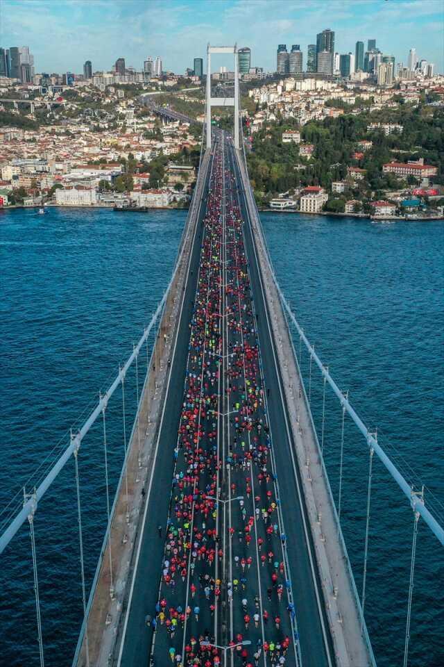 Son Dakika: 45. İstanbul Maratonu'nu erkeklerde Kenyalı atlet Panuel Mkungo kazandı