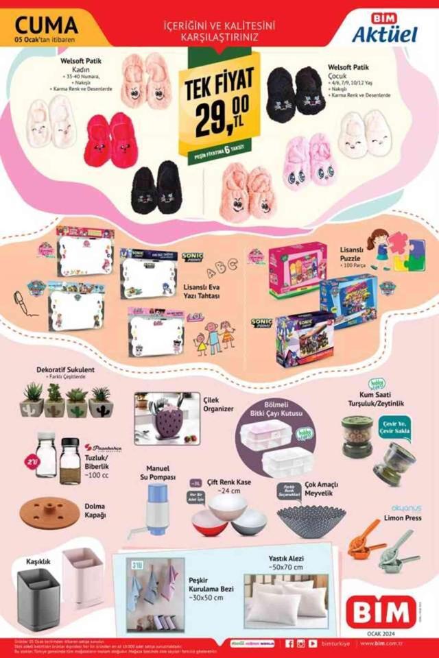 BİM 4 OCAK TELEVİZYON: Bugün BİM'de hangi ürünler var? 4 Ocak Bu hafta BİM'e hangi ürünler geldi?