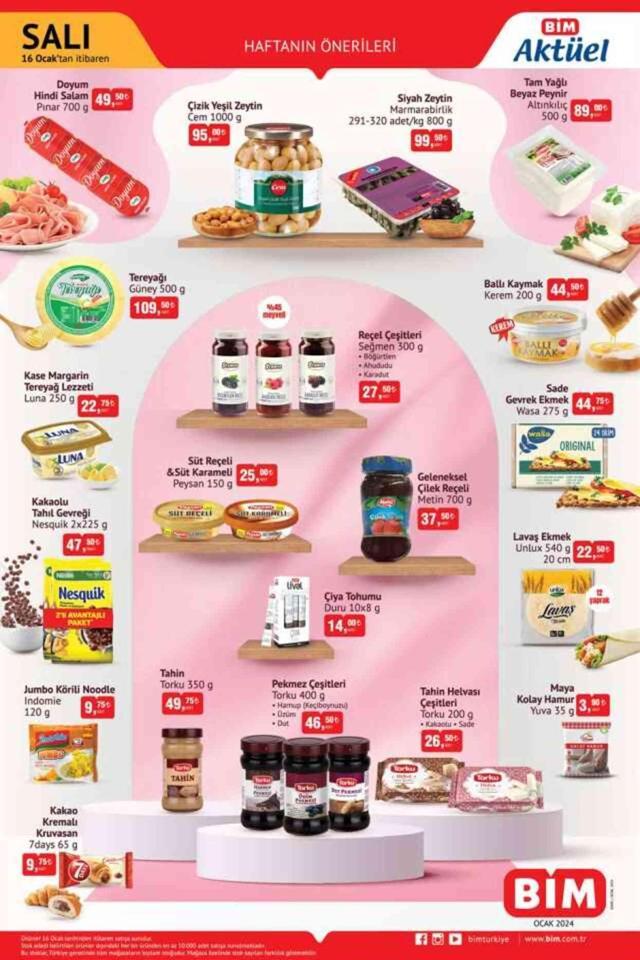 BİM AKTÜEL 14 OCAK 2024 | Bugün, bu hafta Bim'e hangi ürünler gelecek? Bim aktüel ürünlerde neler var?