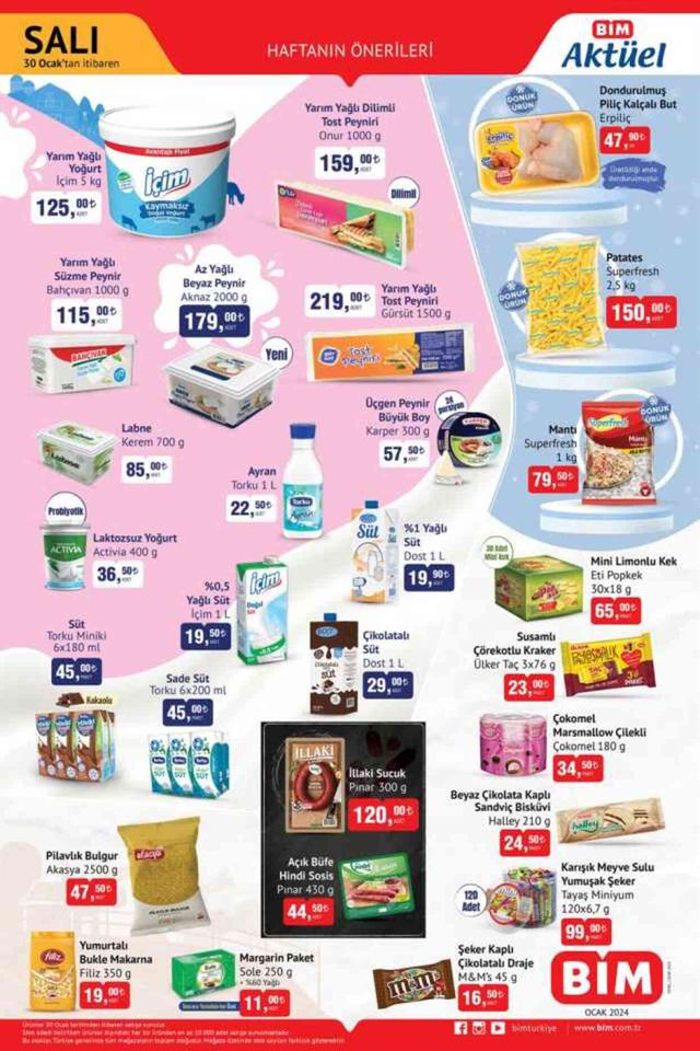 27 OCAK BİM AKTÜEL ÜRÜNLER KATALOĞU YAYINLANDI: Bu hafta neler var? Bu hafta BİM'e hangi ürünler geldi?