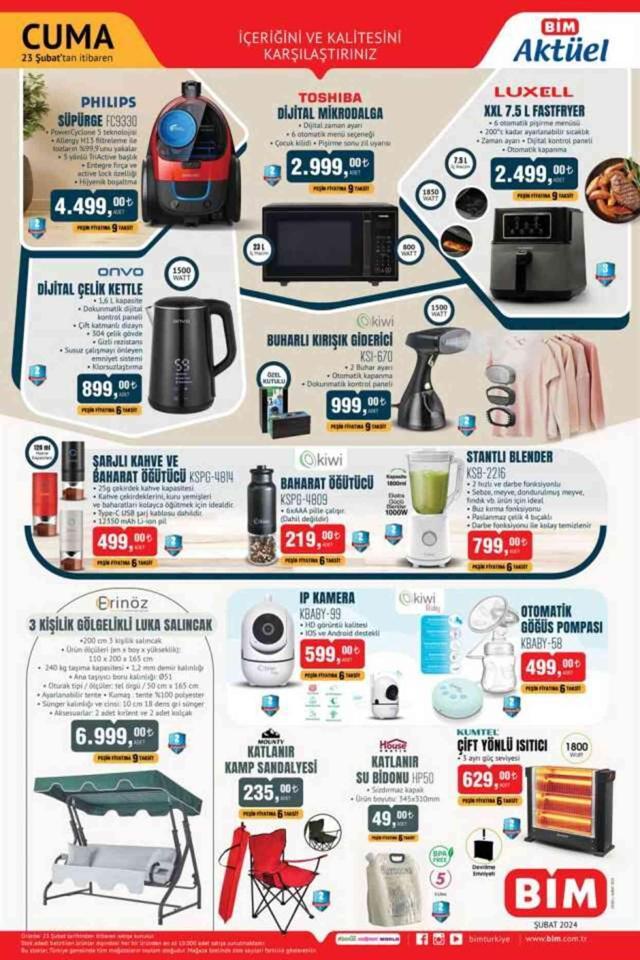 21 ŞUBAT BİM AKTÜEL ÜRÜNLER KATALOĞU YAYINLANDI: Bu hafta neler var? Bu hafta BİM'e hangi ürünler geldi?