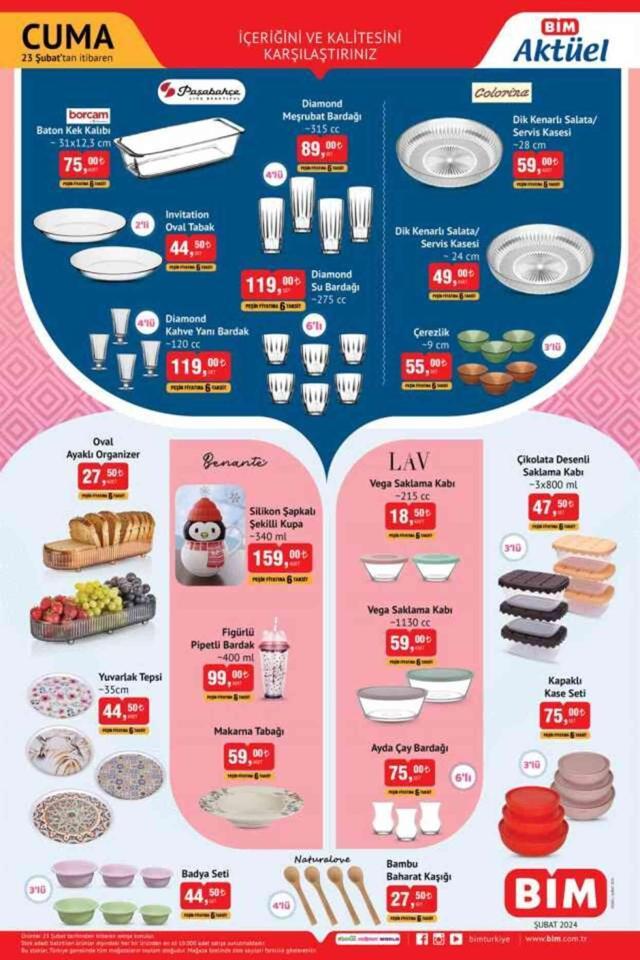 21 ŞUBAT BİM AKTÜEL ÜRÜNLER KATALOĞU YAYINLANDI: Bu hafta neler var? Bu hafta BİM'e hangi ürünler geldi?