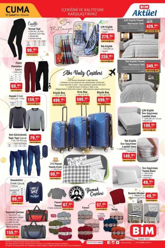 22 ŞUBAT BİM AKTÜEL ÜRÜNLER KATALOĞU YAYINLANDI: Bu hafta neler var? Bu hafta BİM'e hangi ürünler geldi?