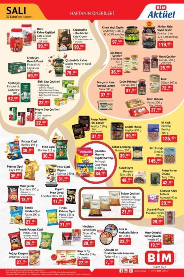 24 ŞUBAT BİM AKTÜEL ÜRÜNLER KATALOĞU YAYINLANDI: Bu hafta neler var? Bu hafta BİM'e hangi ürünler geldi?