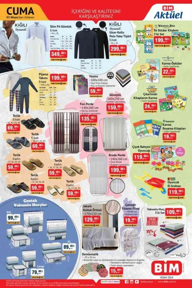 5 NİSAN BİM AKTÜEL ÜRÜNLER KATALOĞU YAYINLANDI: Bu hafta neler var? Bu hafta BİM'e hangi ürünler geldi?