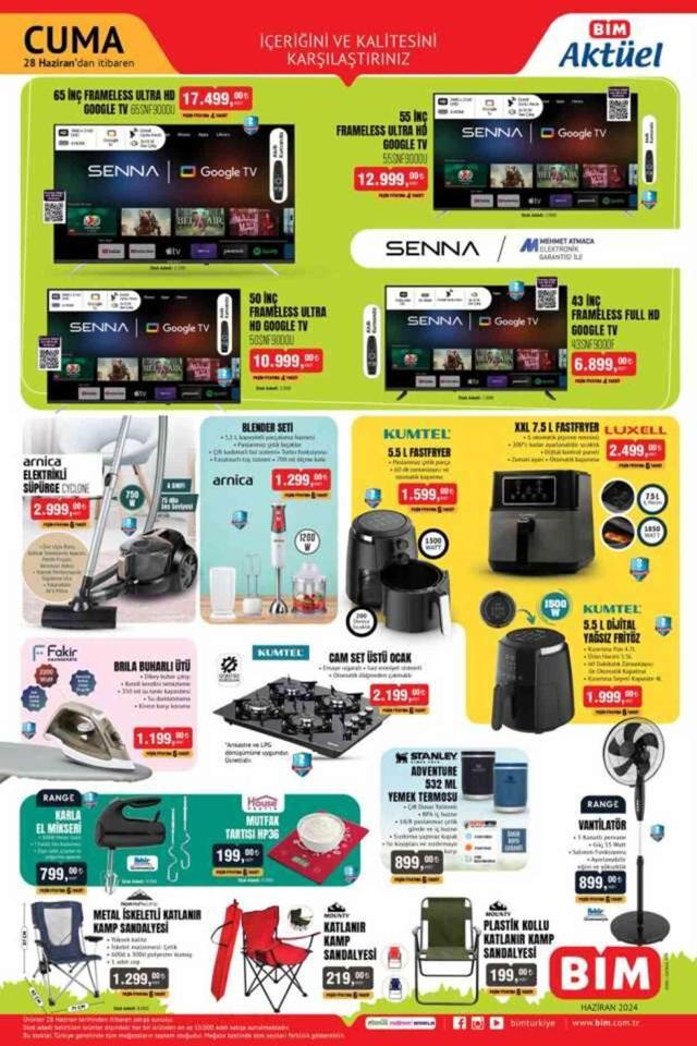 28 HAZİRAN BİM AKTÜEL KATALOG | 28 Haziran'da BİM'e hangi ürünler gelecek?