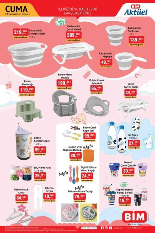 28 HAZİRAN BİM AKTÜEL KATALOG | 28 Haziran'da BİM'e hangi ürünler gelecek?