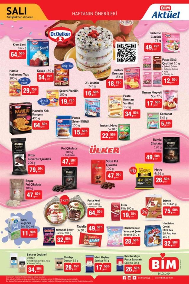 BİM AKTÜEL KATALOĞU (24 EYLÜL) Bim'de hangi ürünler var? 24 Eylül Salı günü Bim'e hangi ürünler gelecek?