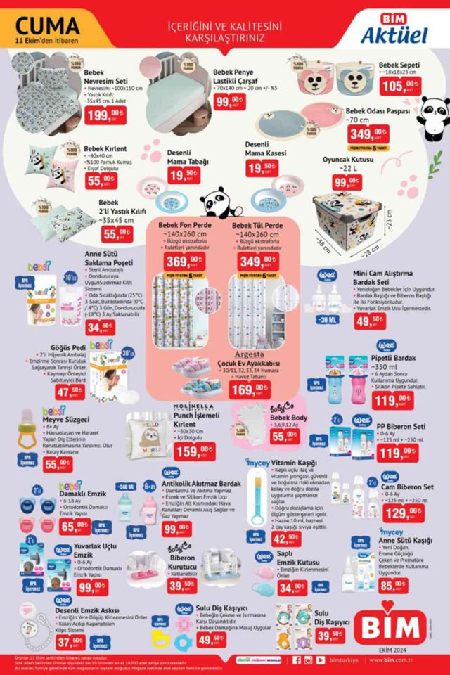 BİM AKTÜEL KATALOĞU 11 EKİM Bim'de hangi aktüel ürünler var? 11 Ekim Cuma günü Bim'e hangi ürünler gelecek?