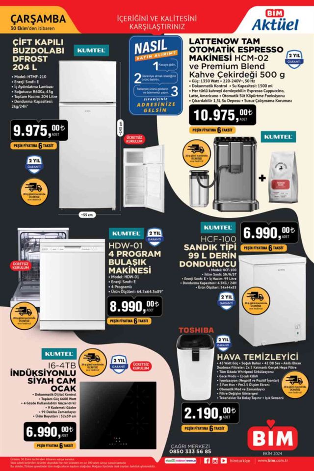 BİM 30 EKİM AKTÜEL KATALOĞU: Bim'de hangi aktüel ürünler var? 30 Ekim Çarşamba günü Bim'e hangi ürünler gelecek?