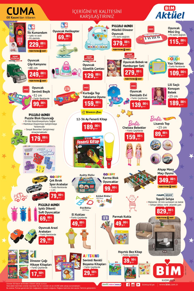 BİM 8 KASIM AKTÜEL KATALOĞU: Bim'de hangi aktüel ürünler var? 8 Kasım Cuma günü Bim'e hangi ürünler gelecek?