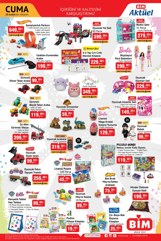 20 ARALIK BİM AKTÜEL KATALOĞU! 20 Aralık Cuma BİM aktüel kataloğunda hangi ürünler var?