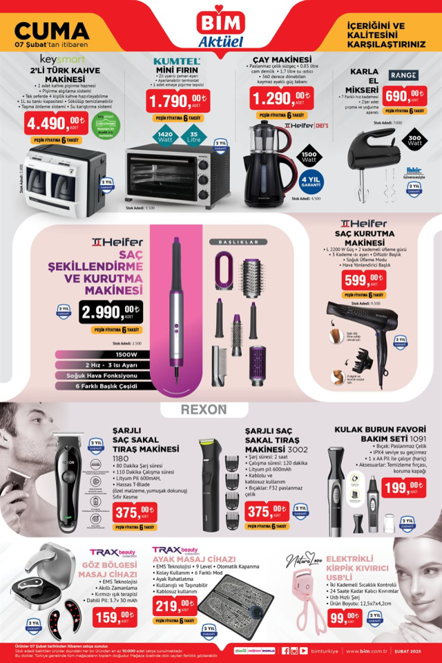 BİM AKTÜEL 7 ŞUBAT | BİM 7 Şubat aktüel kataloğu belli oldu mu? BİM 7 Şubat 2025 aktüel kataloğunda hangi ürünler var?