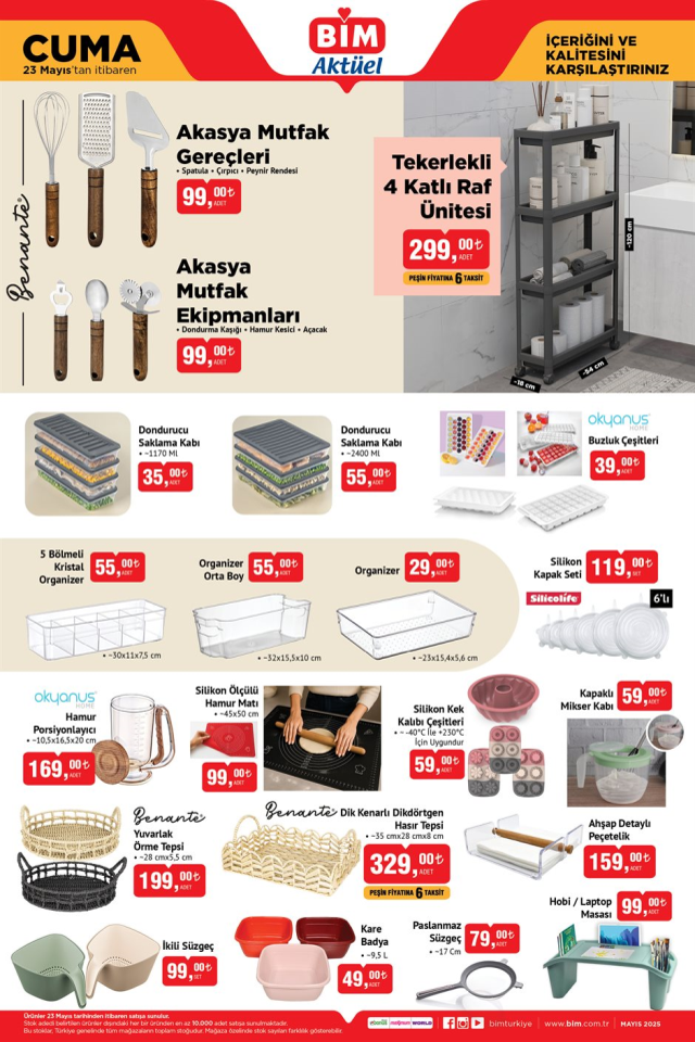 BİM AKTÜEL 23 MAYIS | BİM 23 Mayıs Cuma aktüel kataloğunda hangi ürünler satışa sunuldu? BİM 23 Mayıs 2025 plaj ürünleri! Şişme Bot, Deniz Topu...