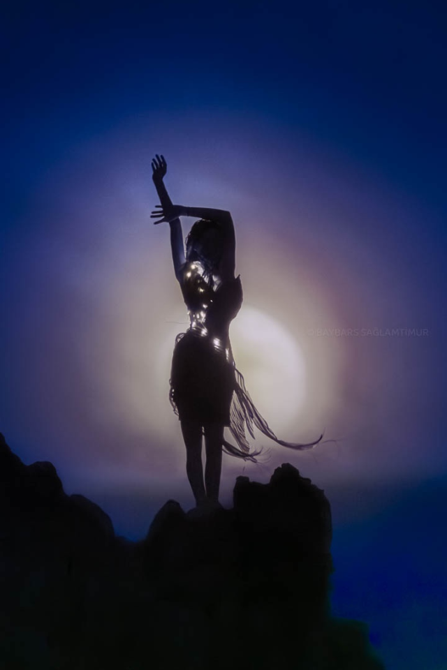 Çilek dolunayı Aladağlar'da sanatla buluştu