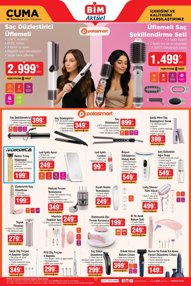BİM 18 TEMMUZ AKTÜEL KATALOĞU || BİM 18 Temmuz Cuma aktüel ürünleri neler?