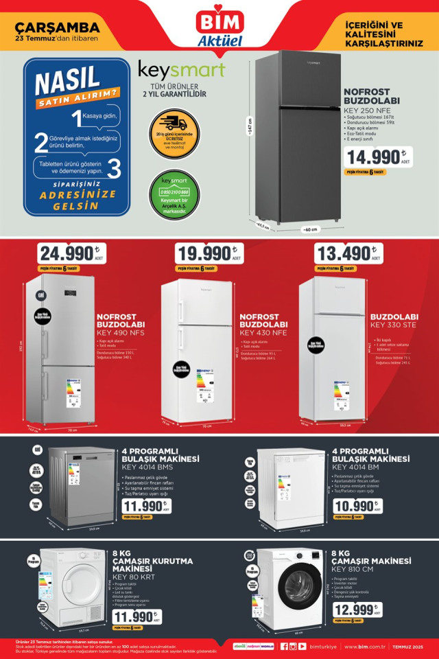BİM 22-25 Temmuz BİM aktüel kataloglarında bu hafta hangi ürünler satışa çıkacak?