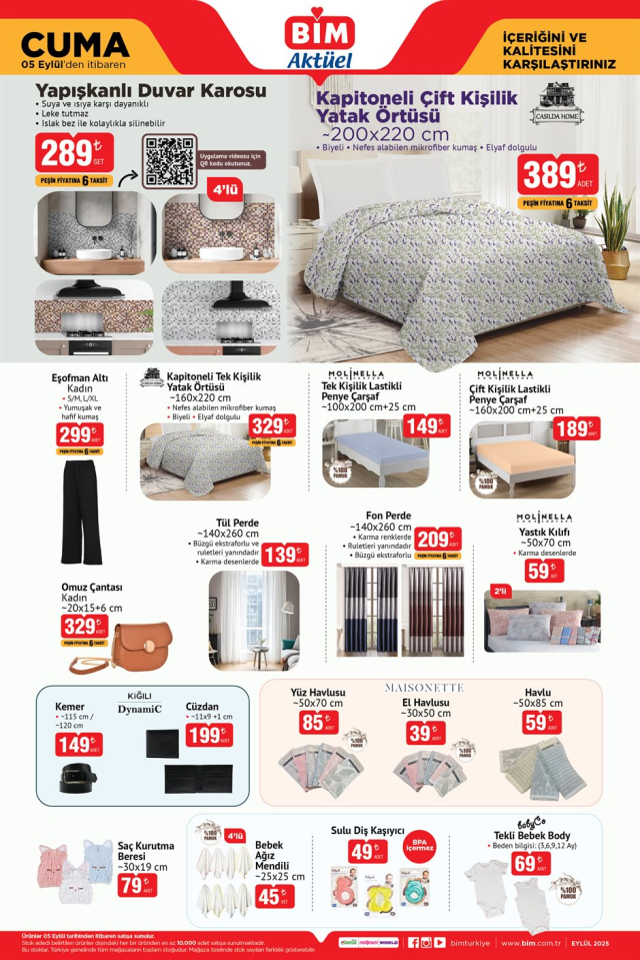 BİM AKTÜEL ÜRÜNLER KATALOĞU! 2-5 Eylül BİM indirimli ürünler nelerdir? Bu hafta BİM'e hangi ürünler gelecek? İndirimli kırtasiye ürünleri...