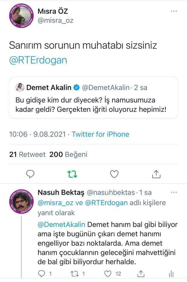 Türk kadınlarına hakaret eden Afgan'a tepki gösteren Demet Akalın, Cumhurbaşkanı Erdoğan'ın adı geçince paylaşımını sildi