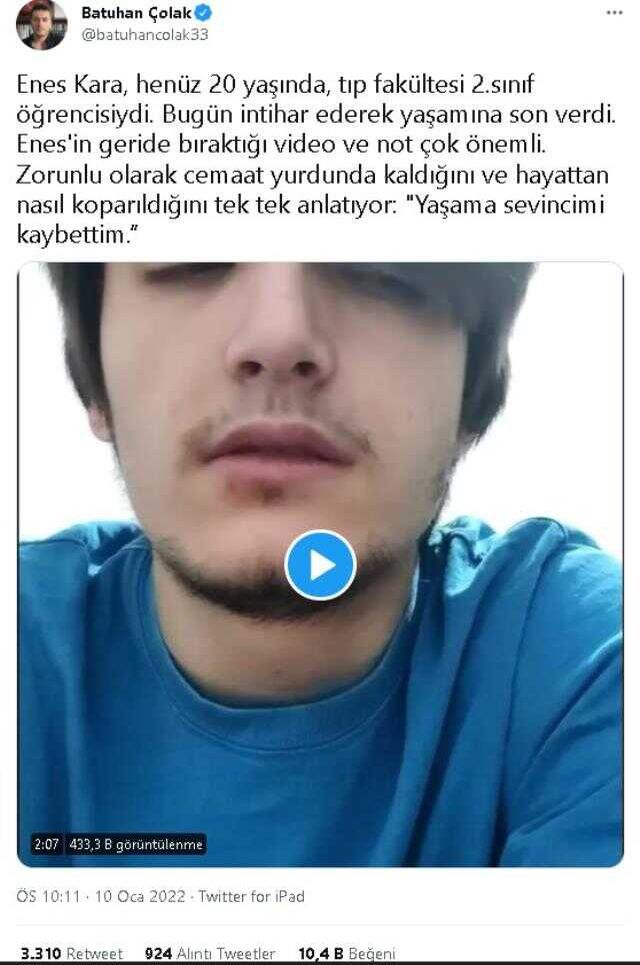 Enes Kara kimdir? Enes Kara öldü mü, intihar mı etti? Tıp Fakültesi Enes Kara kimdir, kaç yaşında, neden öldü?
