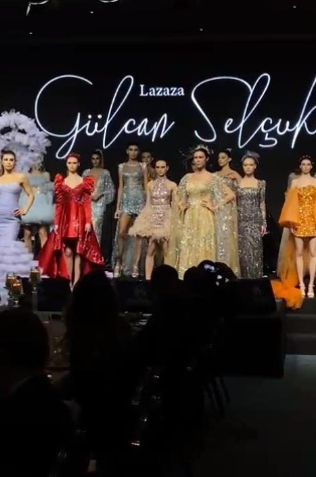 Çırağan Sarayı'nda görkemli defile! Tasarımcı Gülcan Selçuk, tamamı el işçiliğiyle yapılan yeni koleksiyonunu görücüye çıkardı