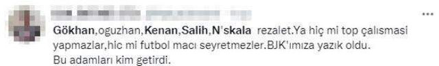 Altay mağlubiyeti sonrası Beşiktaş taraftarı, 4 futbolcuya çok öfkeli! Bir daha takımda görmek istemiyorlar
