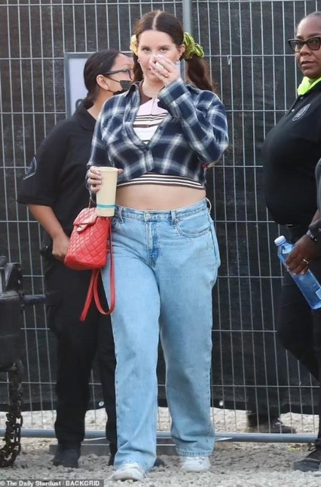 Aşırı kilo alan yıldız şarkıcı Lana Del Rey'i görenler tanıyamadı