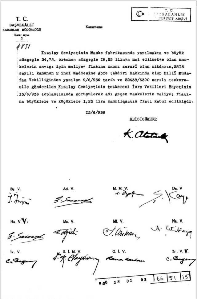 'Atatürk ve İnönü de çadır satışı yaptı' diyen Kınık, bu kez de belgeler paylaştı
