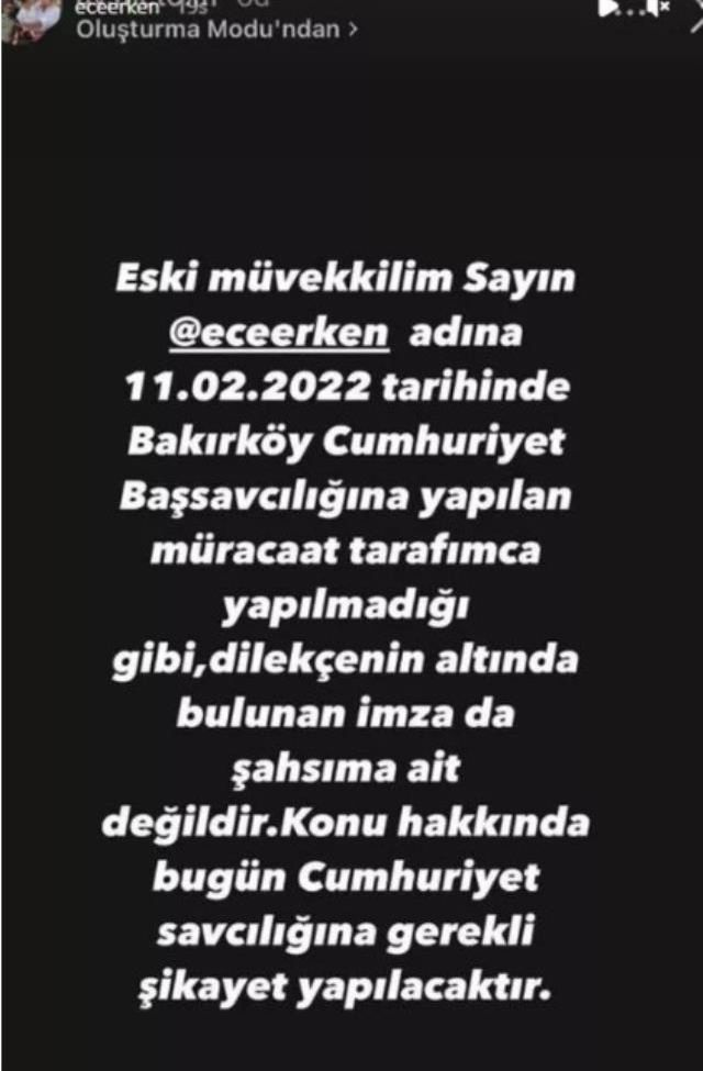 Ece Erken... SAHTE İMZA ŞOKU, KOCASININ ESKİ EŞİNİ MAHKEMEYE VERİYOR!