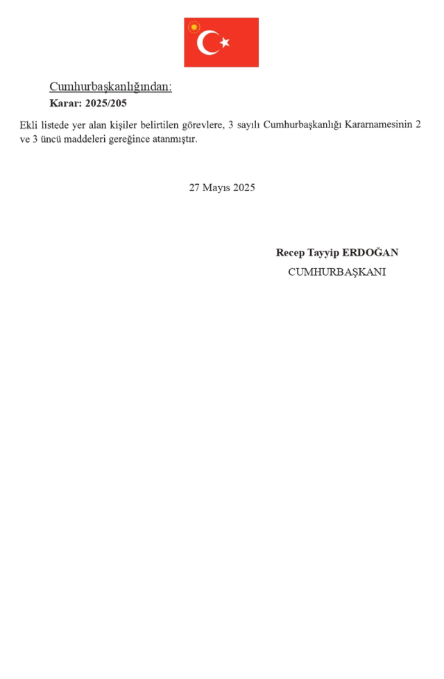 28 Mayıs Çarşamba 2025 Resmi Gazete ATAMA KARARLARI! Bugünün kararları neler? 28 Mayıs Resmi Gazete yayımlandı! 32266 sayılı Resmi Gazete atamalar!