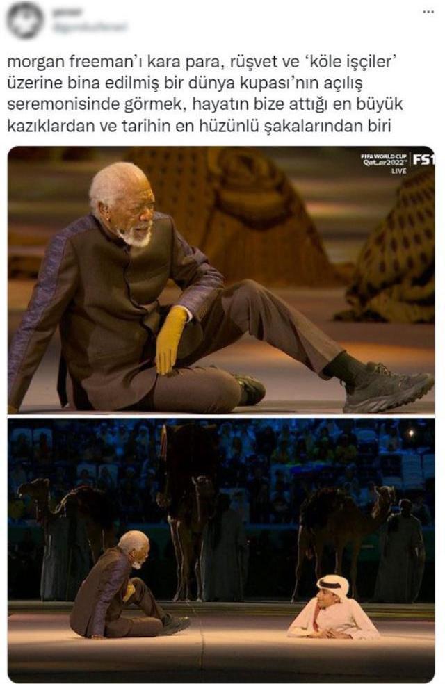 Dünya Kupası'nın açılış törenine damga vuran kare! Ünlü oyuncuya tepkiler çığ gibi