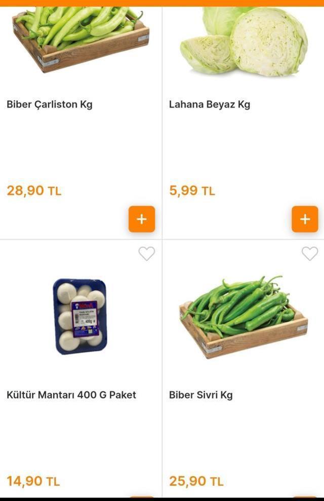 İnternetteki sebze ve meyve fiyatlarını gören vatandaşlar gözlerine inanamadı