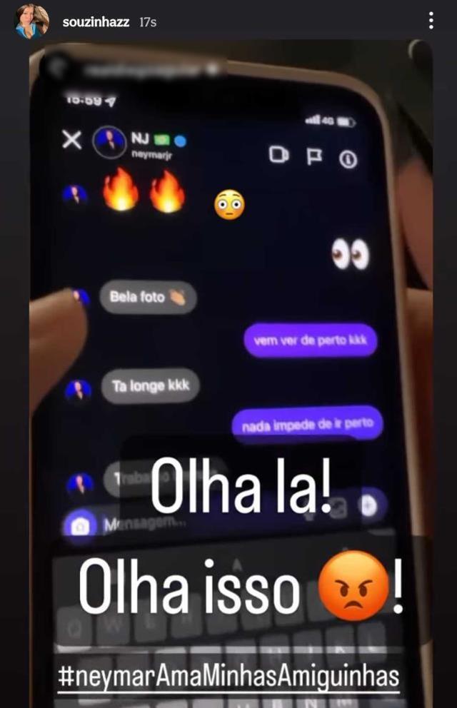 Futbol dünyası çalkalanıyor! Neymar'ın güzel modele yolladığı mesajlar ifşa oldu