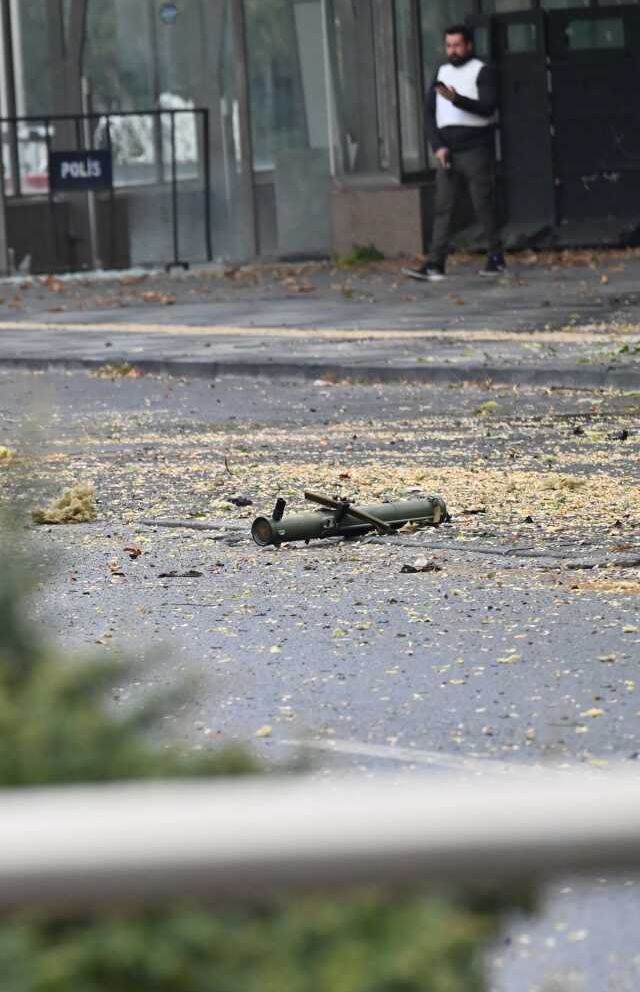 Bombalı saldırı girişiminde bulunulan İçişleri Bakanlığı bölgesinden ilk görüntüler geldi
