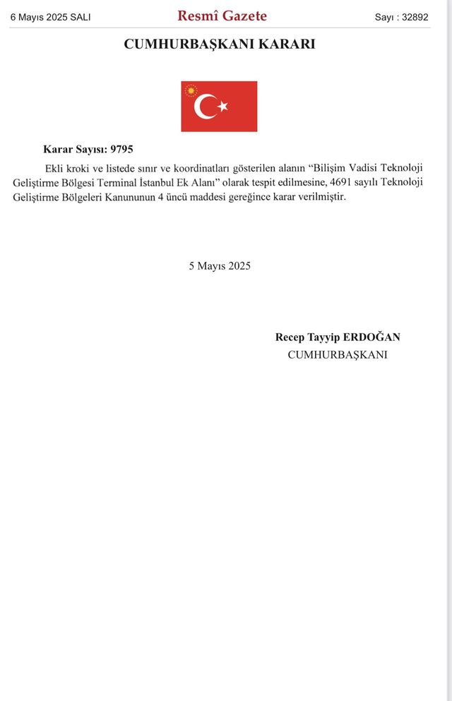 Atatürk Havalimanı için önemli karar! Cumhurbaşkanı Erdoğan imzaladı