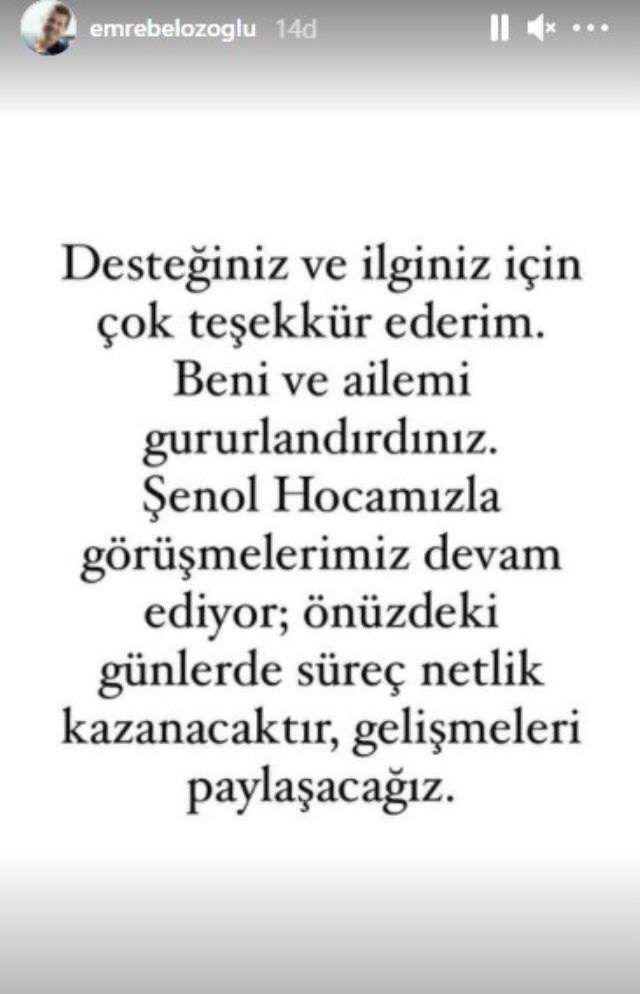 Son Dakika: Milli Takım'a imza attığı iddia edilen Emre Belözoğlu, 'Görüşmeler sürüyor, yakında paylaşacağız' dedi