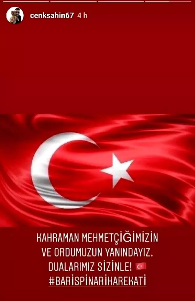 Enver cenk şahin'e, barış pınarı harekatı'na verdiği destek nedeniyle almanya'da tepki
