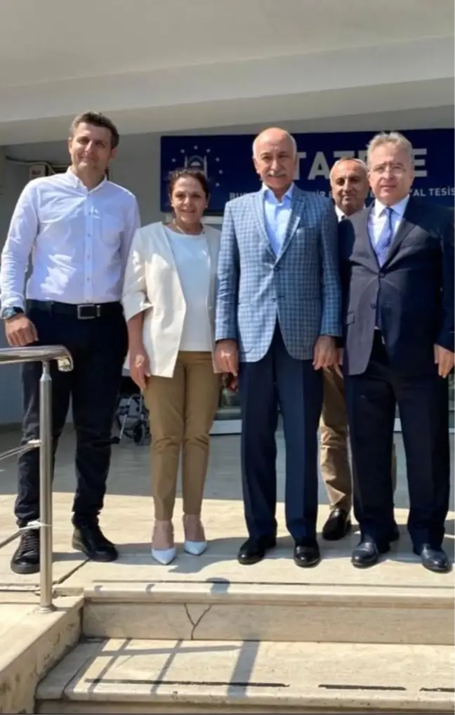 Bursa haber... Ulaştırma ve Altyapı Bakan Yardımcısı Gemlik'e geldi