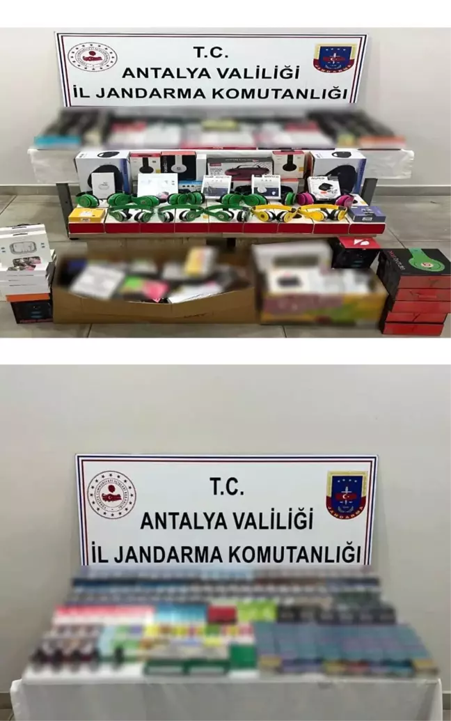 Manavgat'ta Kaçak Ürün Operasyonu: 1 Milyondan Fazla Makaron Ele Geçirildi