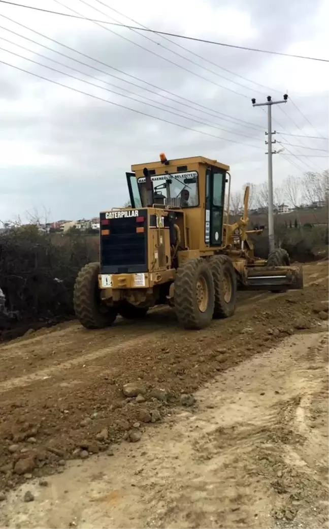 Sultanköy Mahallesinde Yol Çalışmaları Devam Ediyor