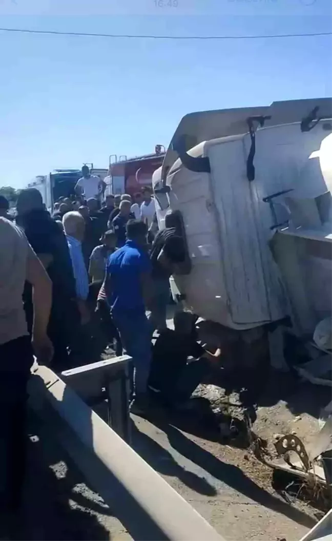 Nusaybin'de Akaryakıt Tankeri Kazası: 1 Ölü, 1 Yaralı