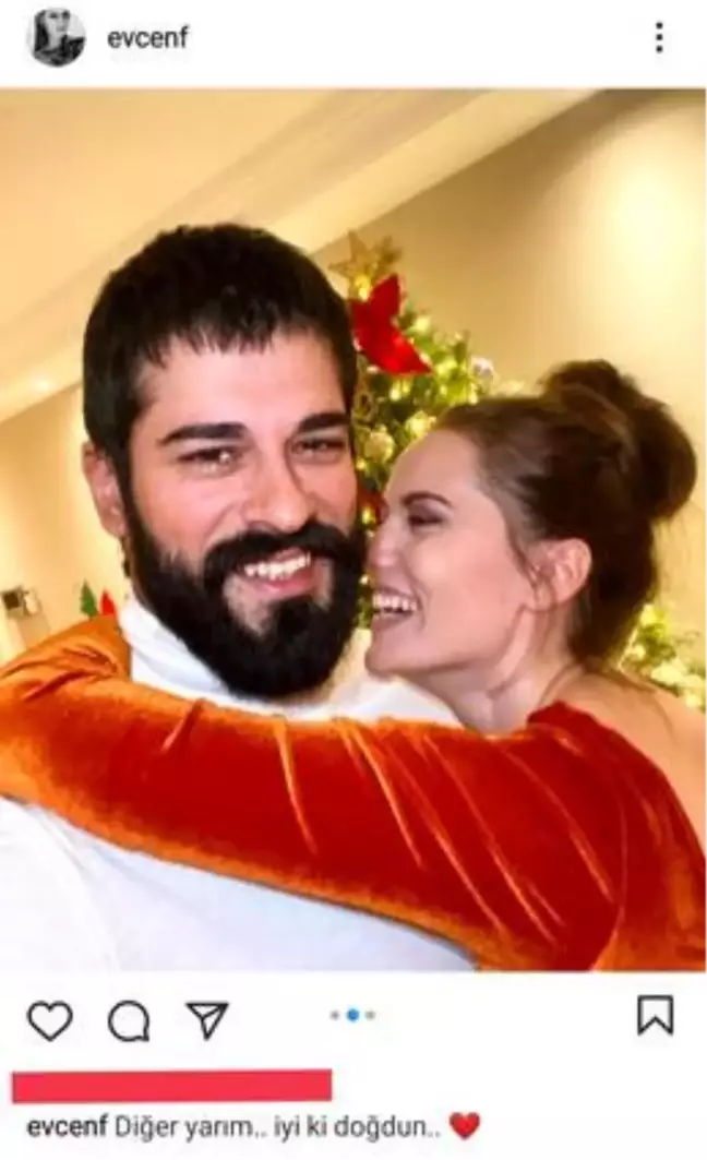 Fahriye Evcen eşi Burak Özçivit'in doğum gününü romantik fotoğraflarla kutladı