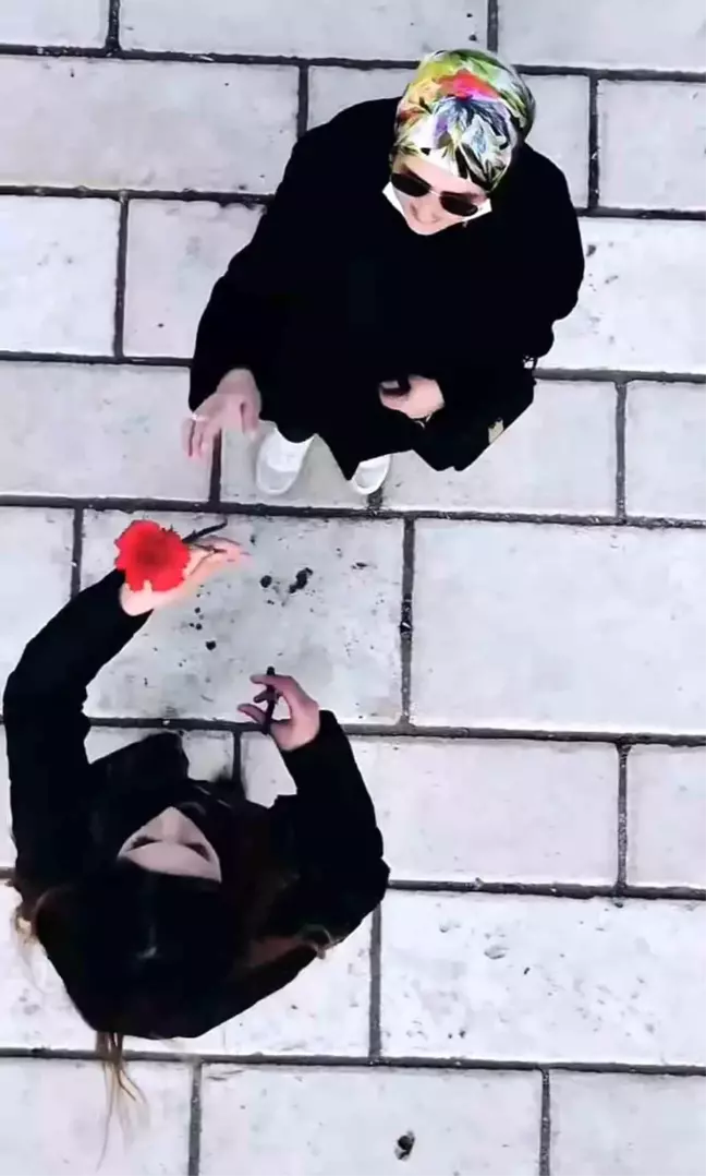 Tokat'ta Dron ile Kadınlar Günü Sürprizi