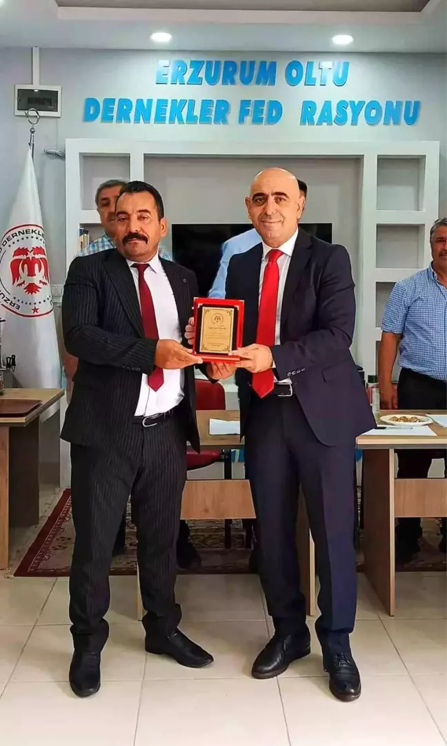 Oltu Dernekler Federasyonu'nda Fatih Hiçdurmaz Dönemi Başladı